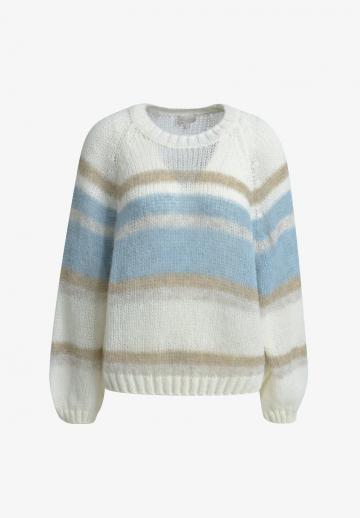 Пуловер в полоску