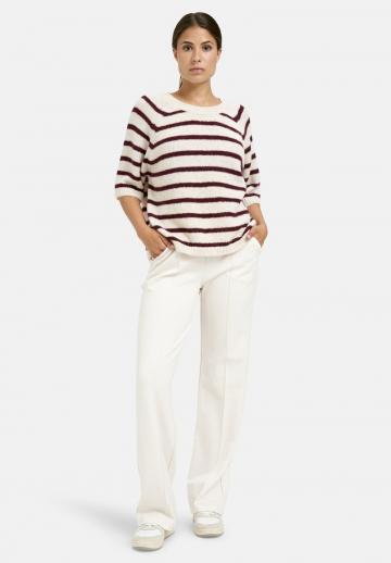 Пуловер с рукавом три четверти