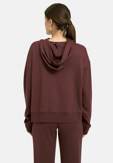 Пуловер с капюшоном