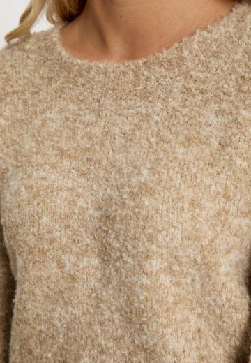 Пуловер с рукавом три четверти