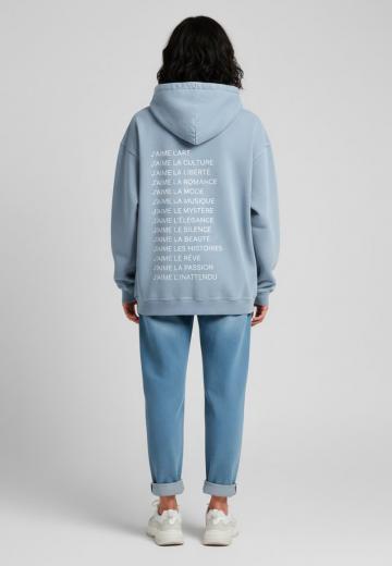 Пуловер с капюшоном