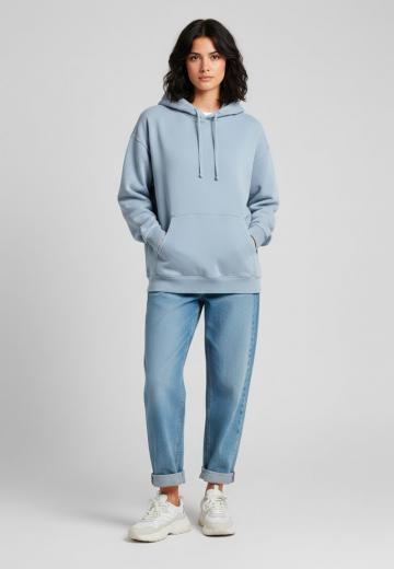 Пуловер с капюшоном