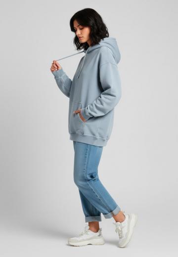 Пуловер с капюшоном