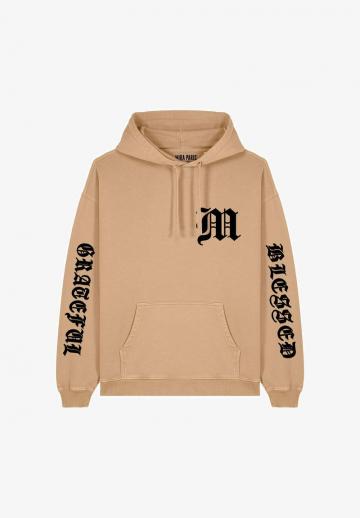 Пуловер с капюшоном