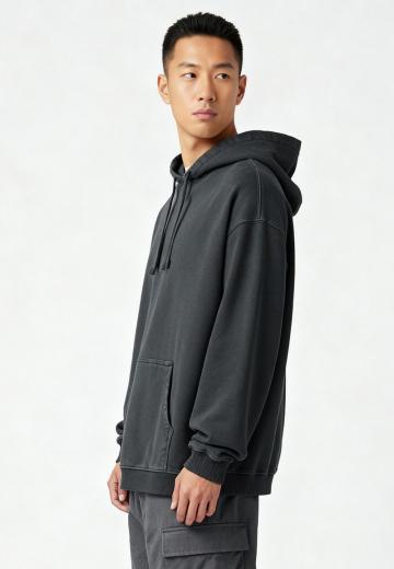 Пуловер с капюшоном