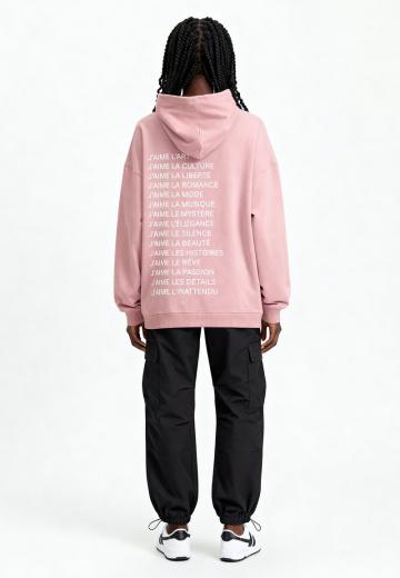 Пуловер с капюшоном