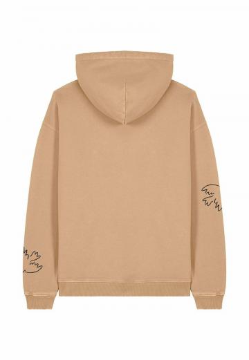 Пуловер с капюшоном