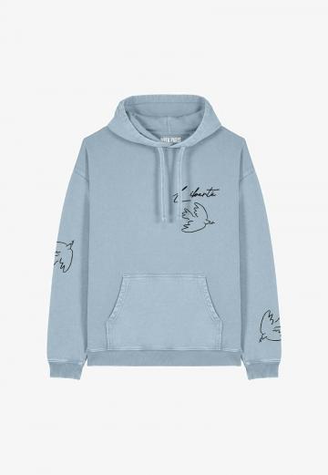 Пуловер с капюшоном