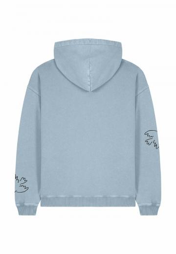 Пуловер с капюшоном