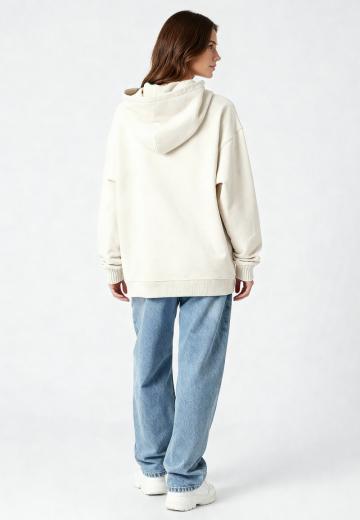 Пуловер с капюшоном