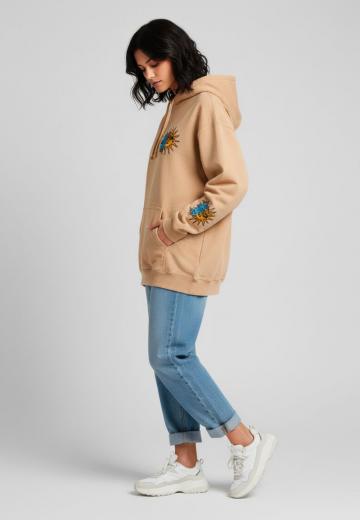 Пуловер с капюшоном