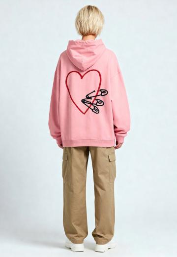 Пуловер с капюшоном