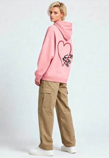 Пуловер с капюшоном