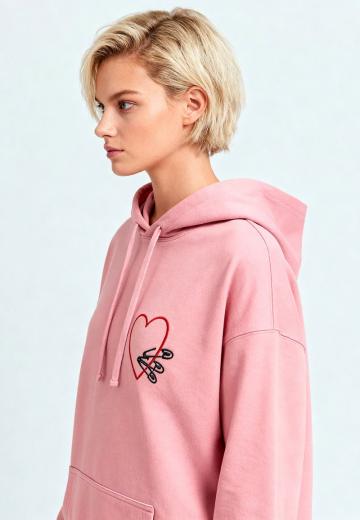 Пуловер с капюшоном