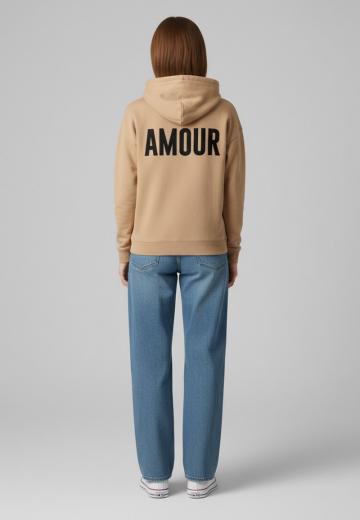 Пуловер с капюшоном