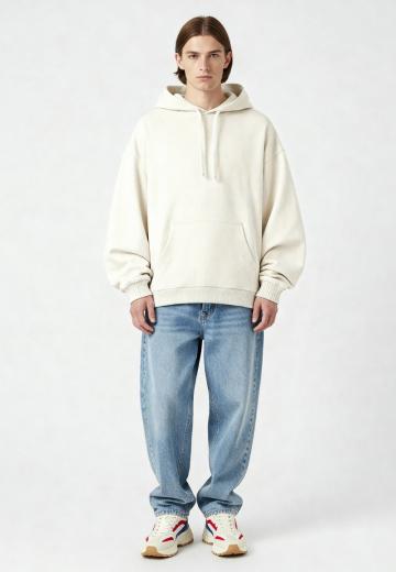 Пуловер с капюшоном