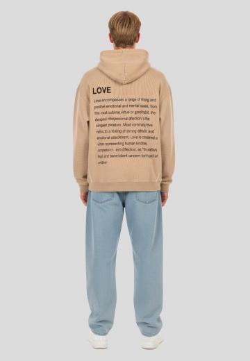 Пуловер с капюшоном