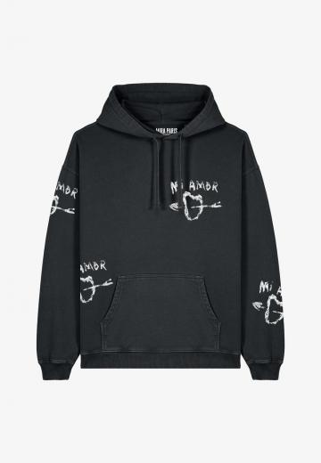 Пуловер с капюшоном