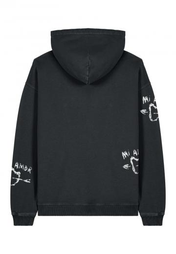 Пуловер с капюшоном