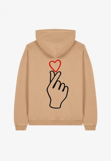 Пуловер с капюшоном