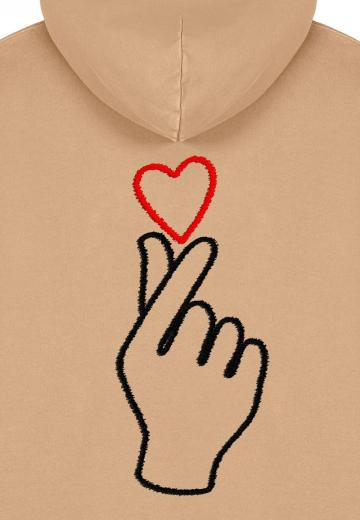 Пуловер с капюшоном