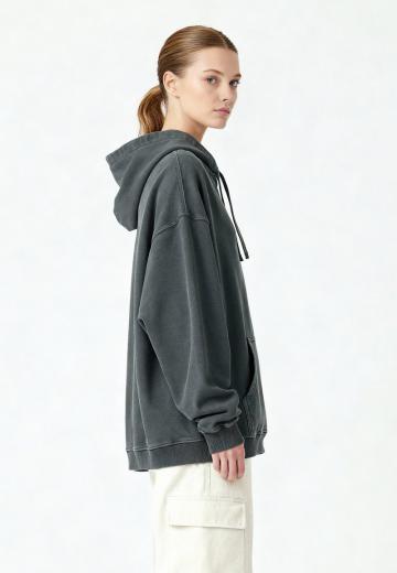 Пуловер с капюшоном