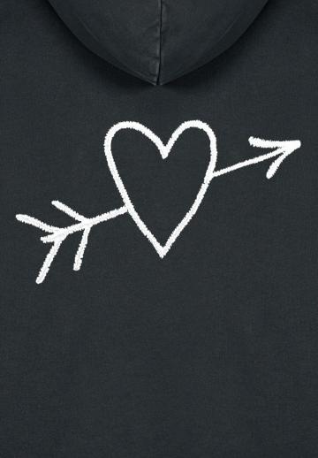 Пуловер с капюшоном