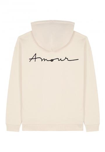 Пуловер с капюшоном