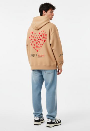 Пуловер с капюшоном