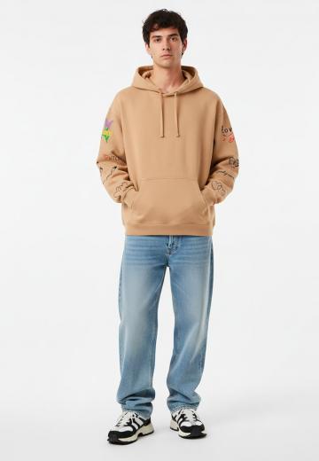 Пуловер с капюшоном