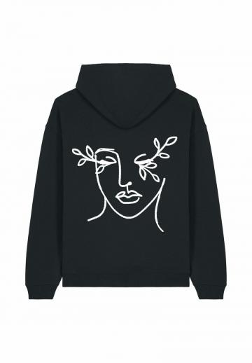 Пуловер с капюшоном