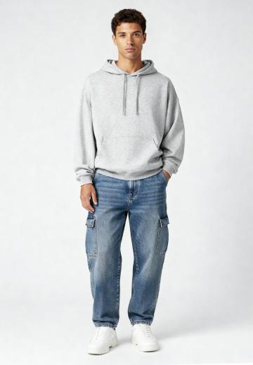 Пуловер с капюшоном