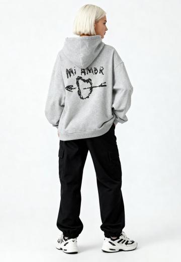 Пуловер с капюшоном