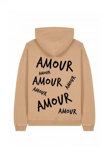 Пуловер с капюшоном