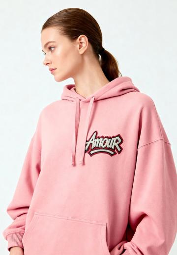 Пуловер с капюшоном