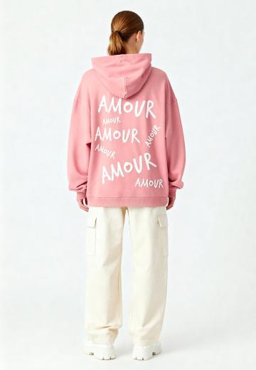 Пуловер с капюшоном