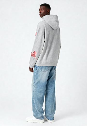 Пуловер с капюшоном