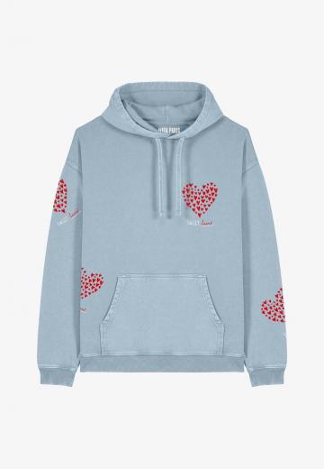 Пуловер с капюшоном