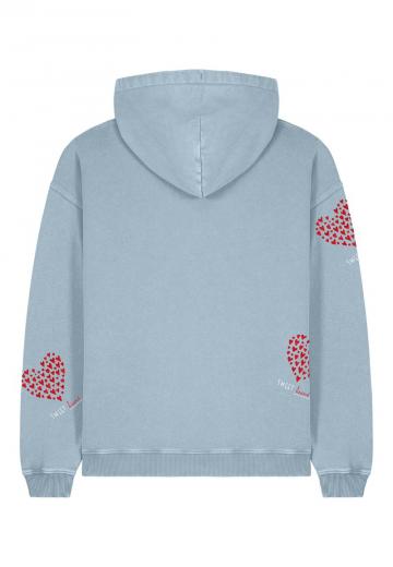 Пуловер с капюшоном