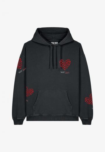 Пуловер с капюшоном