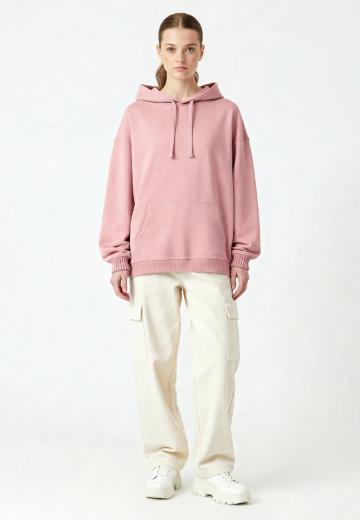 Пуловер с капюшоном