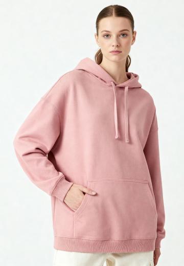 Пуловер с капюшоном