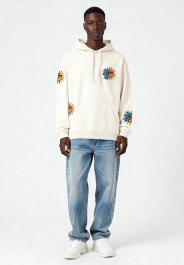 Пуловер с капюшоном