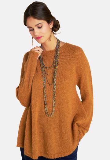 Длинный пуловер