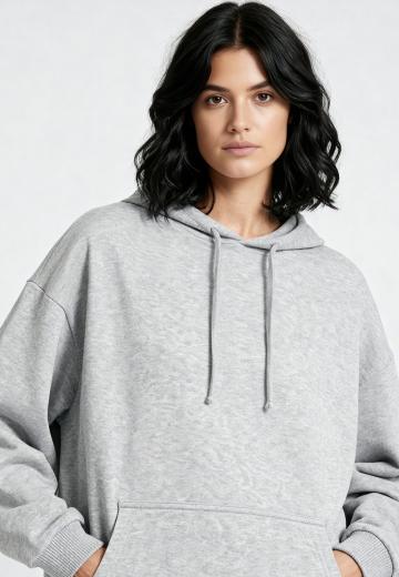 Пуловер с капюшоном