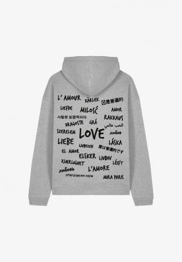 Пуловер с капюшоном