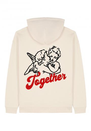 Пуловер с капюшоном