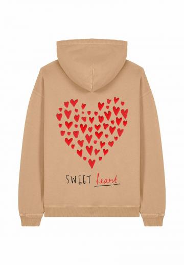 Пуловер с капюшоном