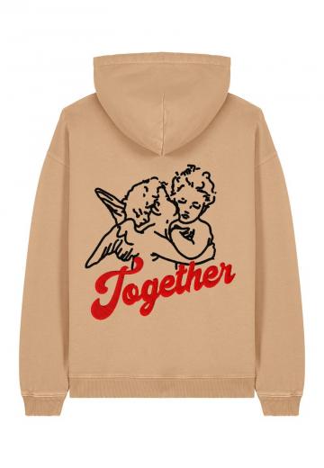 Пуловер с капюшоном