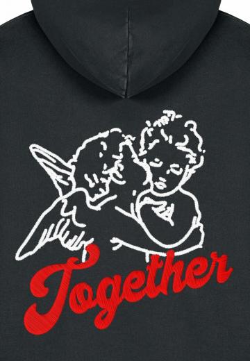 Пуловер с капюшоном